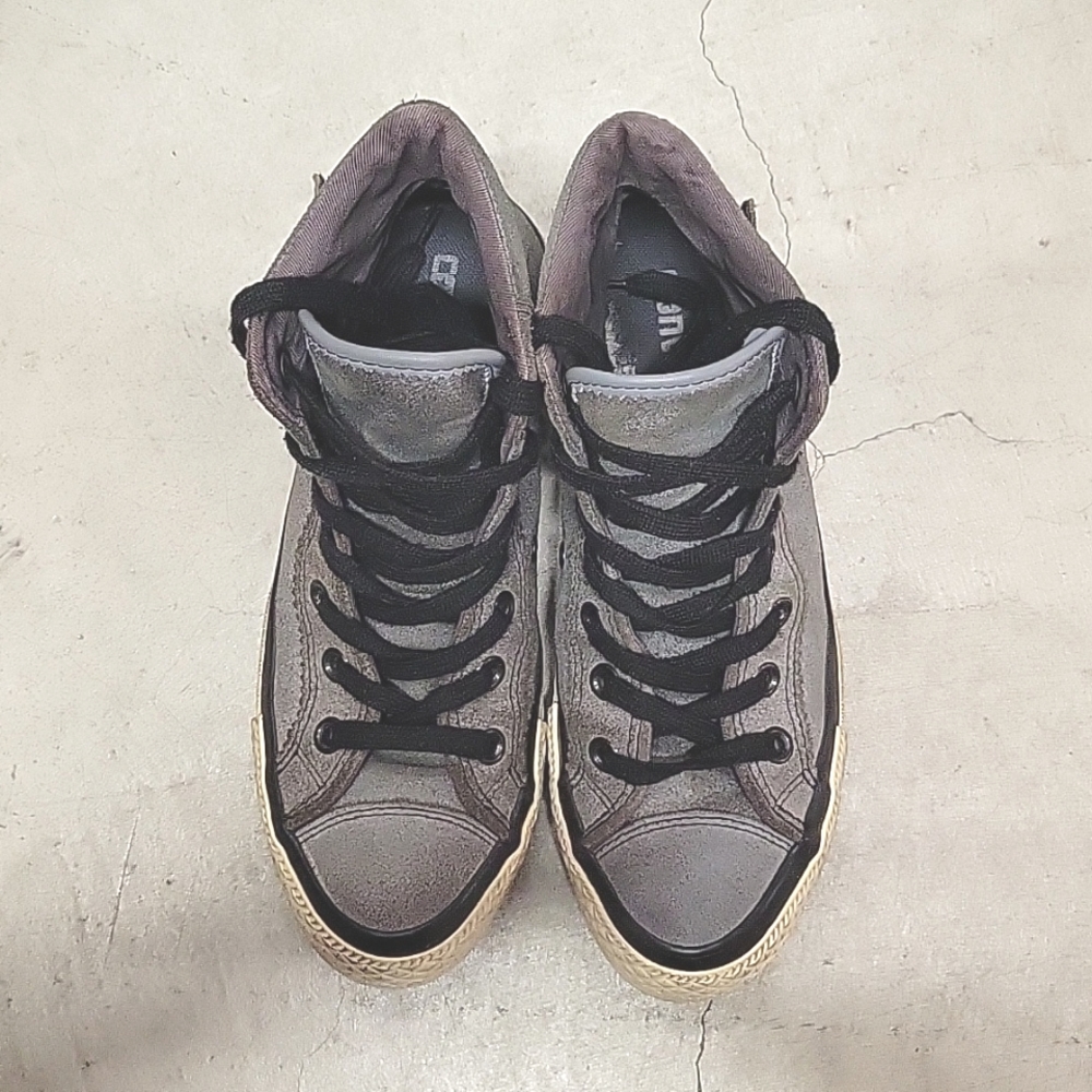 Converse Hi-Top Gray Studded Buckle - Picture 7 of 8